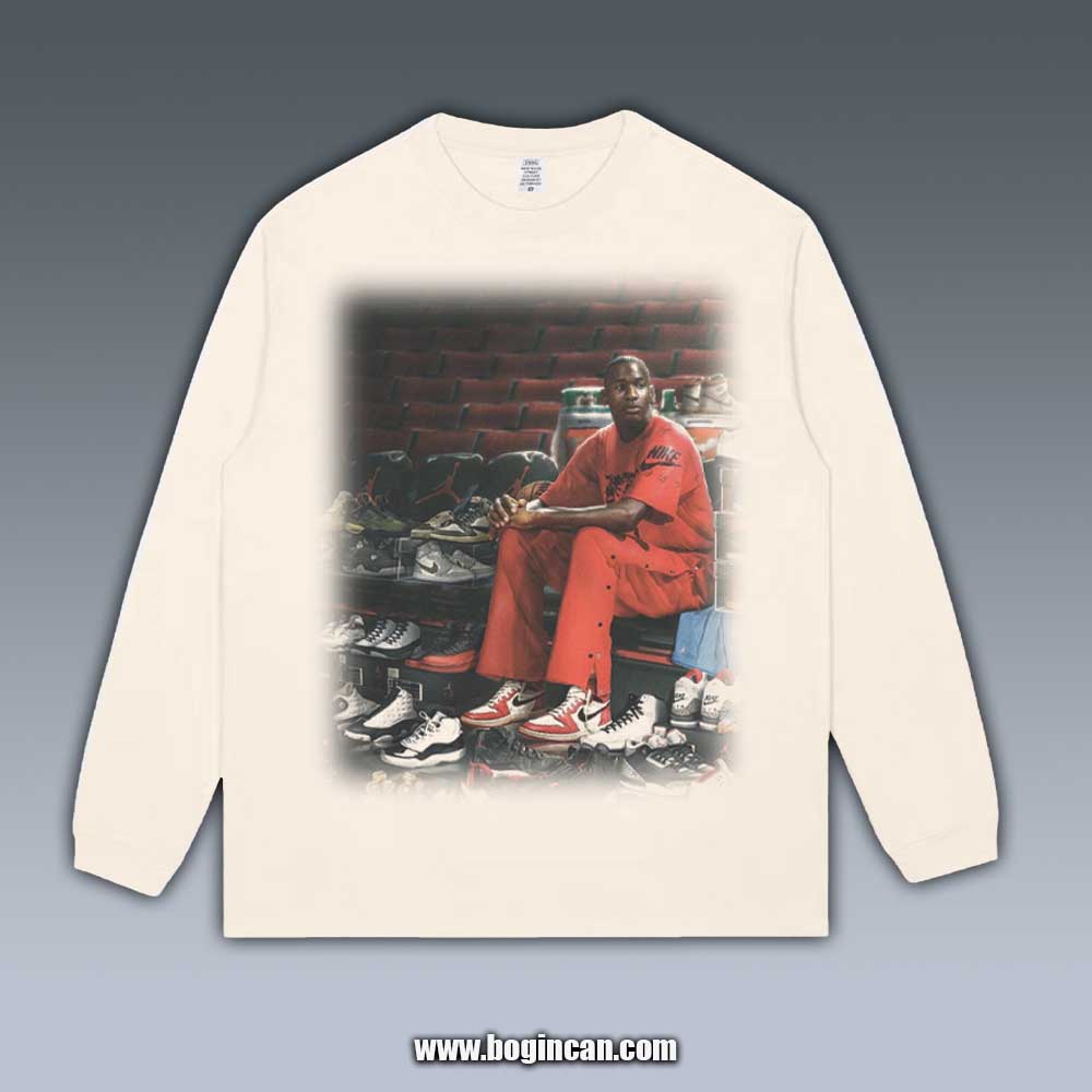 VINTAGE LONG SLEEVE TEE | MICHAEL JORDAN 3.26