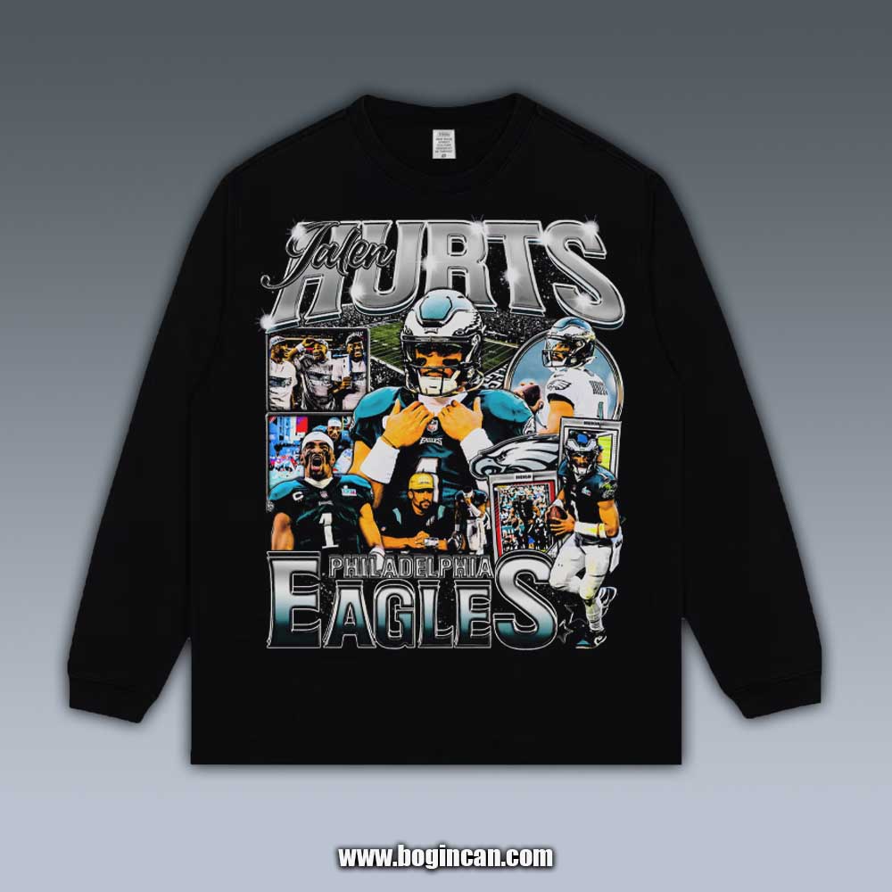 VINTAGE LONG SLEEVE TEE | JALEN HURTS 1.13