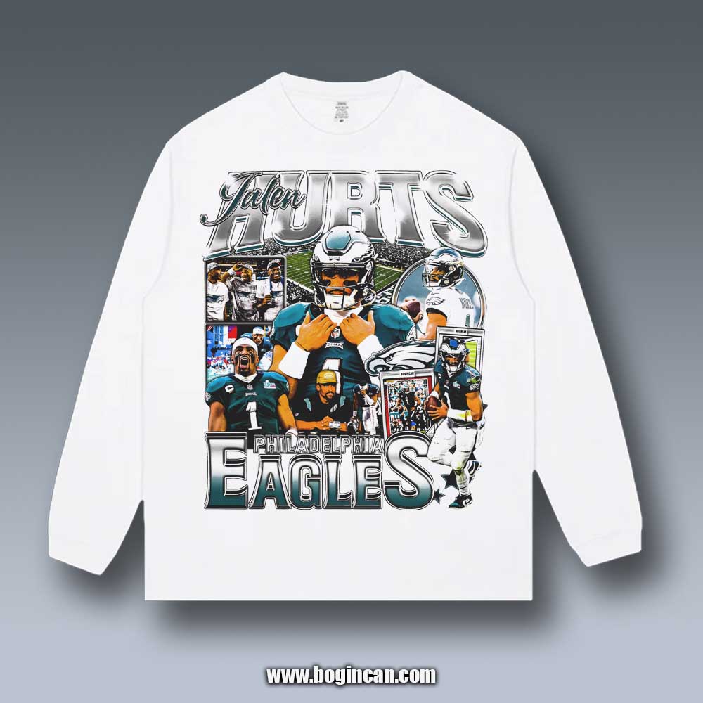 VINTAGE LONG SLEEVE TEE | JALEN HURTS 1.13