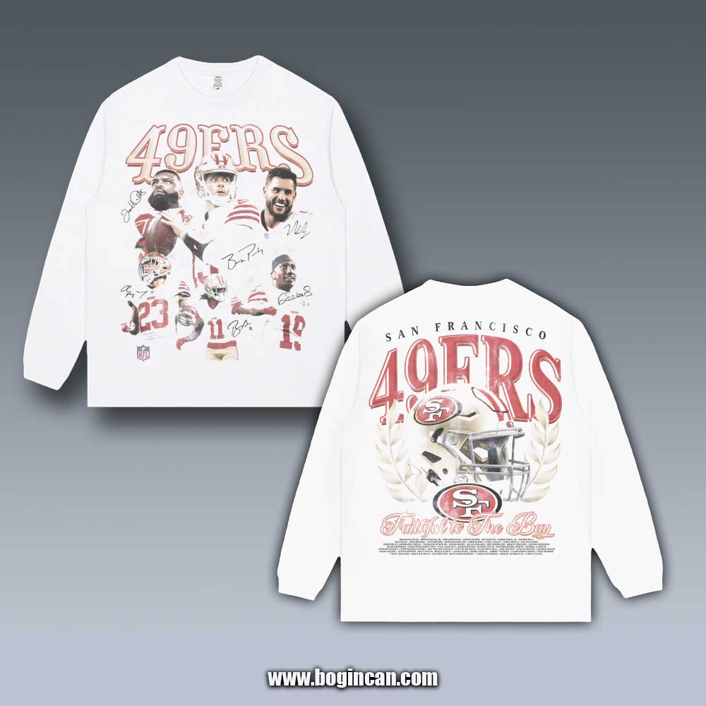 VINTAGE LONG SLEEVE TEE | FAITHFUL TO THE BAY-49ERS