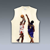 VINTAGE TANK TOP | KOBE VS JORDAN FADEAWAY 4.23