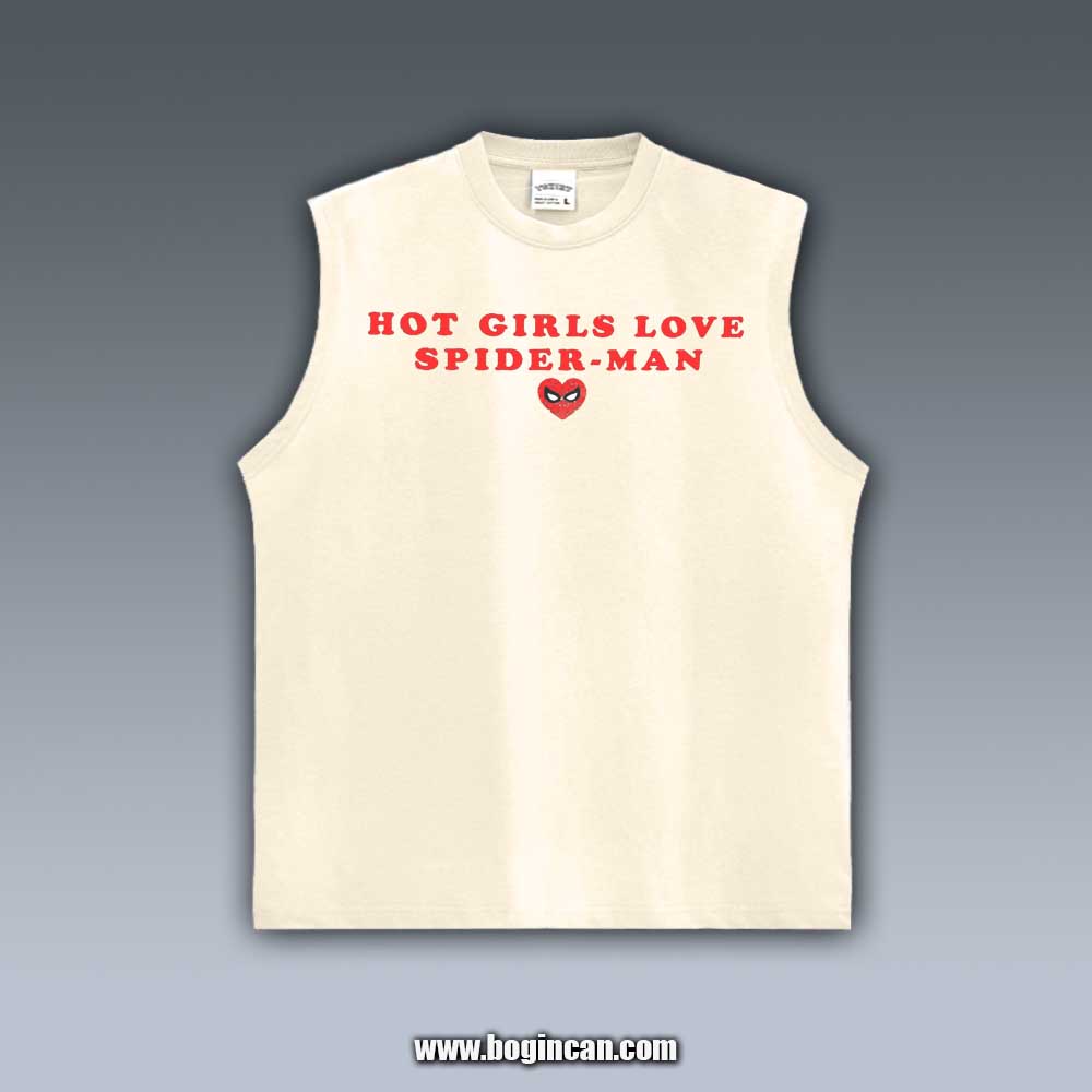 VINTAGE TANK TOP | SPIDERMAN HOT GIRLS 6.30