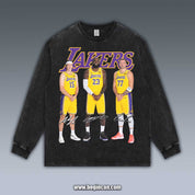 VINTAGE LONG SLEEVE TEE | LAKERS 10.23