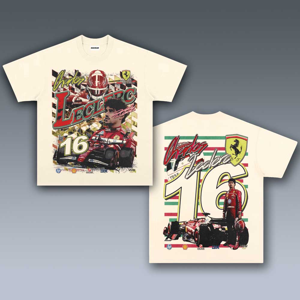 VINTAGE TEE | CHARLES LECLERC 25 7.21