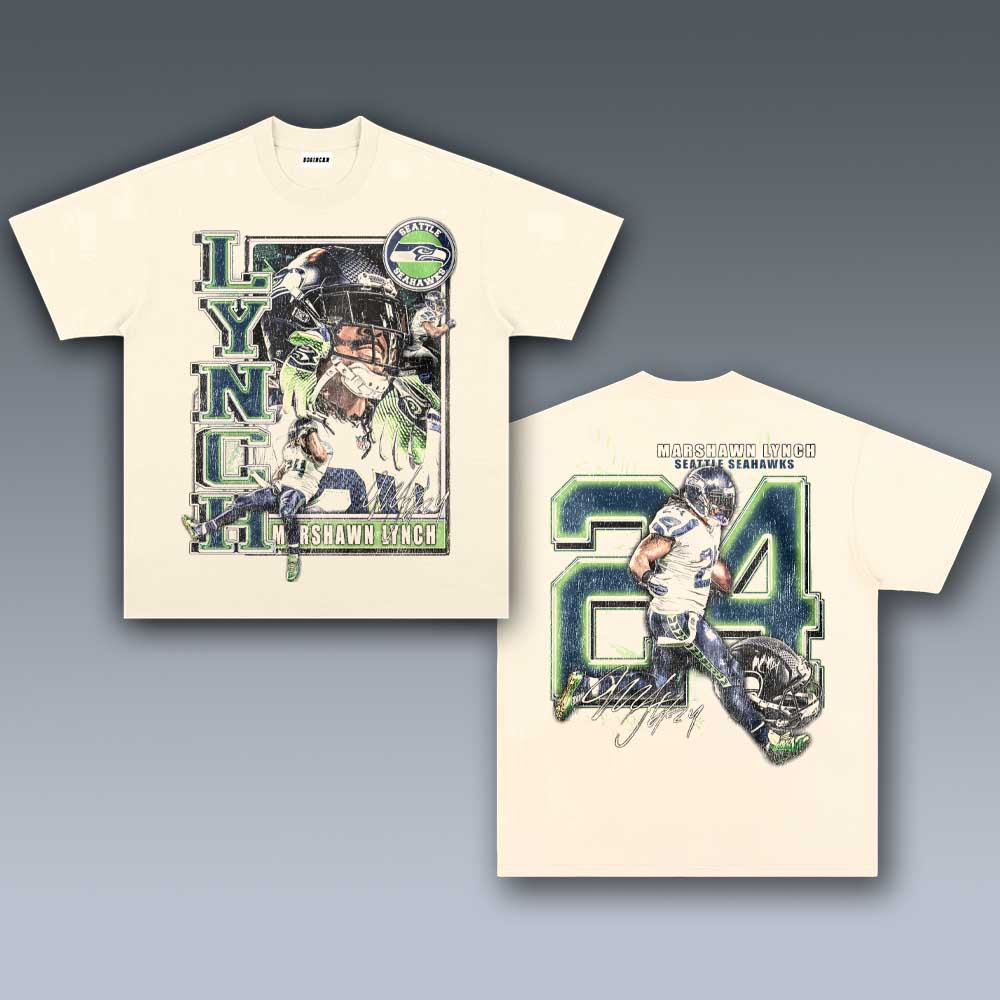 VINTAGE TEE | MARSHAWN LYNCH 9.12
