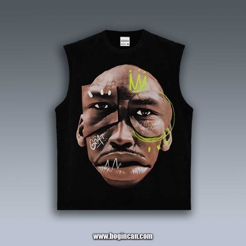 VINTAGE TANK TOP | MICHAEL JORDAN BIG HEAD V11.14