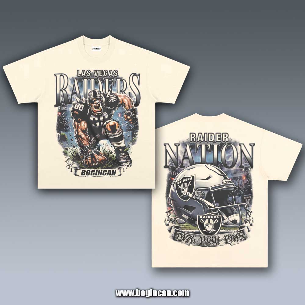 VINTAGE TEE | RAIDER NATION 10.14