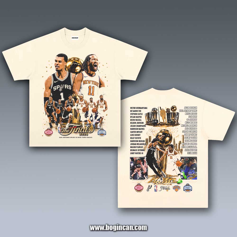 VINTAGE TEE | 2026 KNICKS VS SPURS