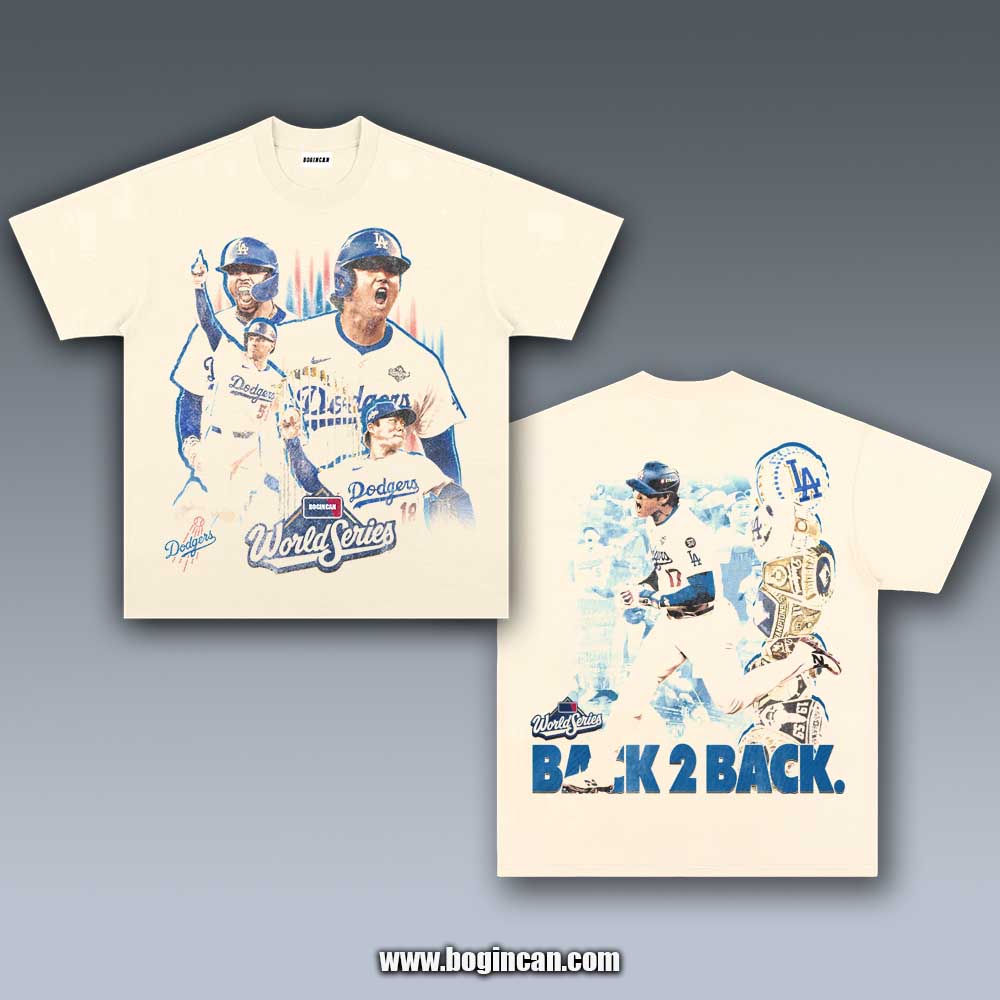 VINTAGE TEE | DODGER BACK TO BACK CHAMPS 11.7