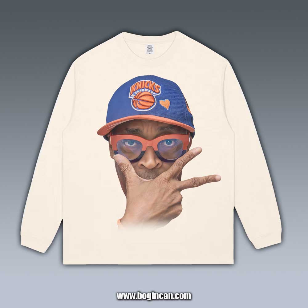 VINTAGE LONG SLEEVE TEE | SPIKE LEE X KNICKS V6.8