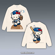 VINTAGE LONG SLEEVE TEE | HELLO KITTY DODGERS 9.12