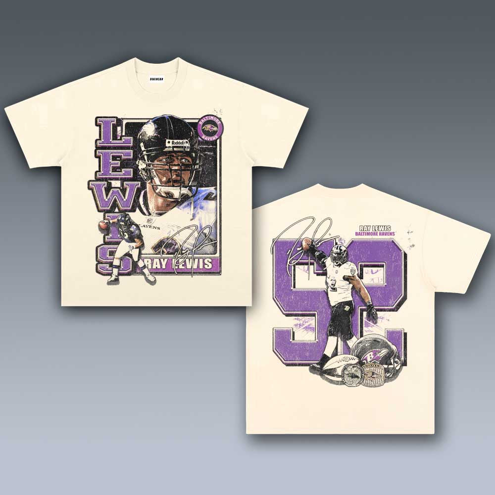 VINTAGE TEE | RAY LEWIS RINGS 9.1