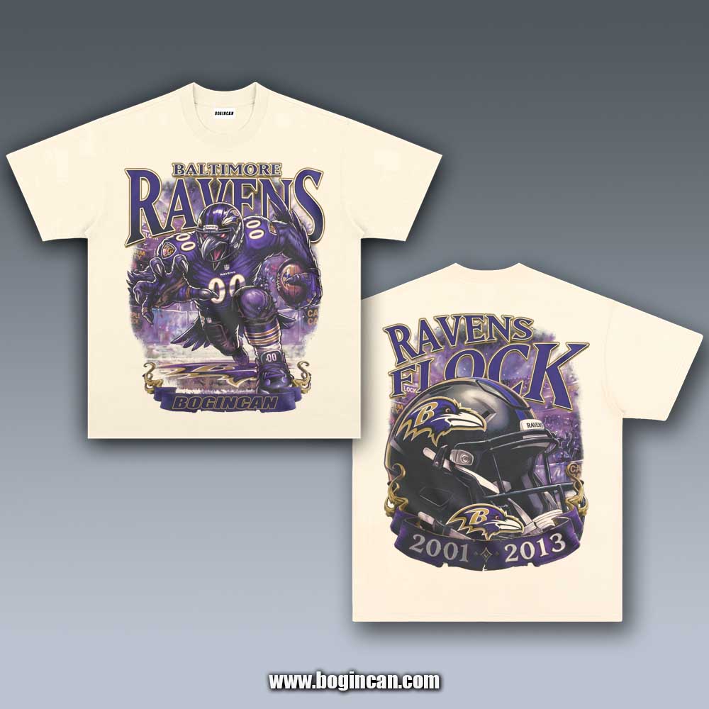VINTAGE TEE | RAVENS FLOCK 10.14