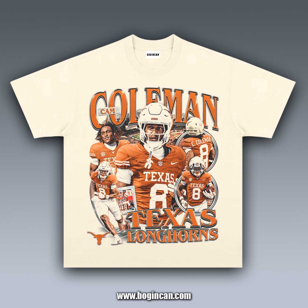 VINTAGE TEE | CAM COLEMAN TEXAS 10.14
