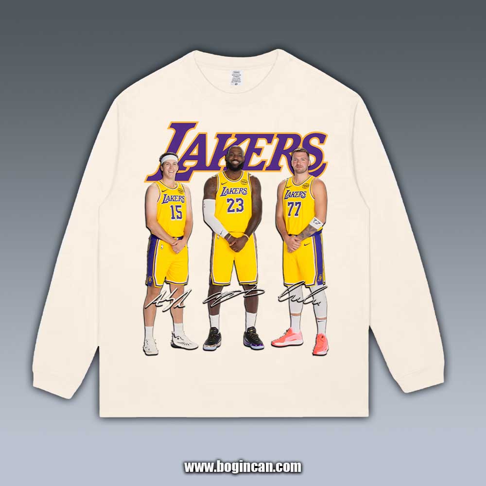 VINTAGE LONG SLEEVE TEE | LAKERS 10.23