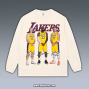 VINTAGE LONG SLEEVE TEE | LAKERS 10.23
