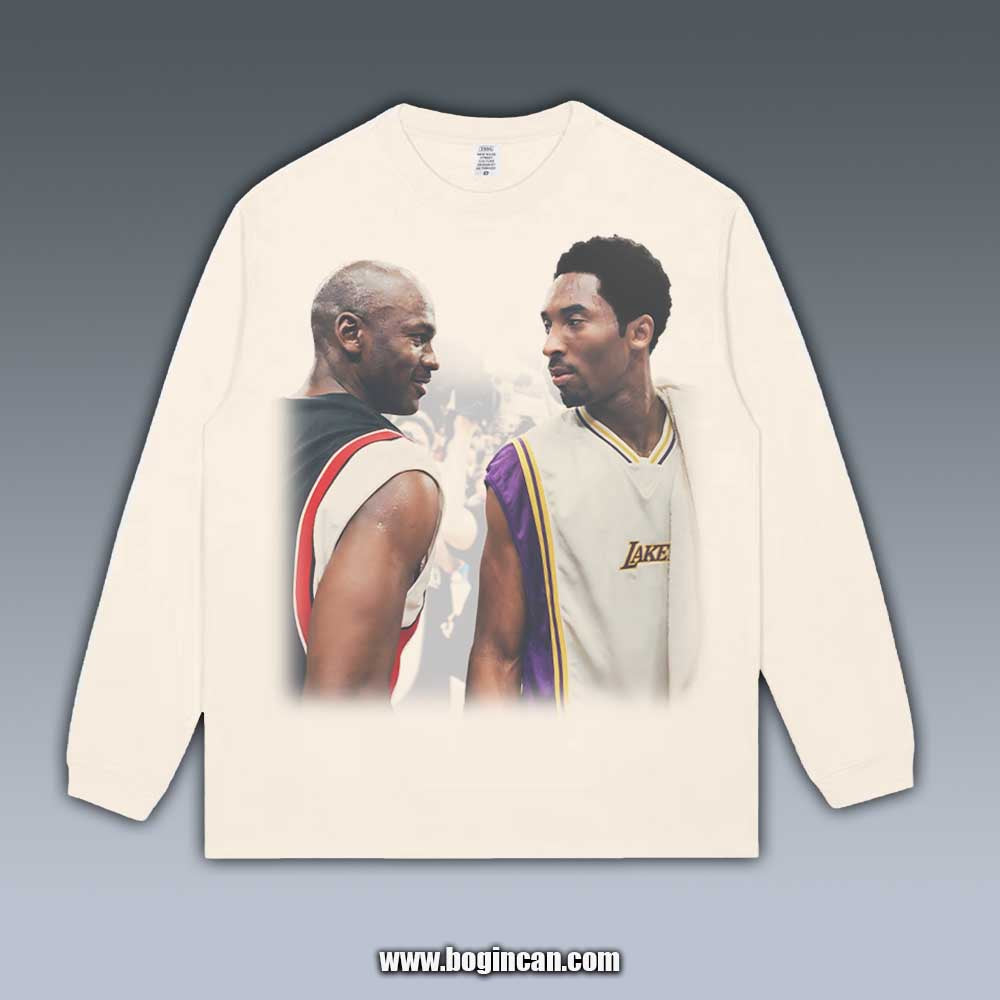 VINTAGE LONG SLEEVE TEE | KOBE AND JORDAN V12.4