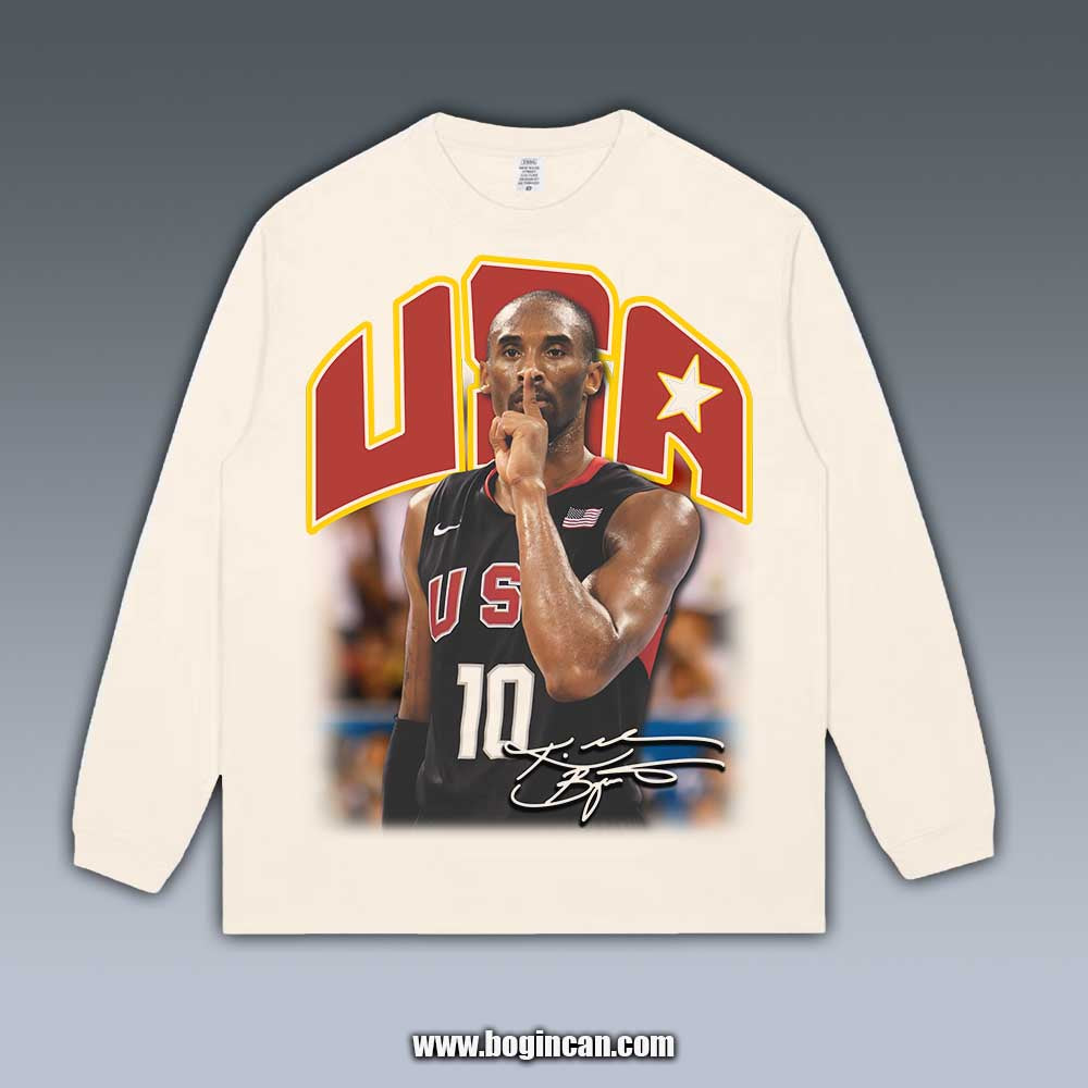 VINTAGE LONG SLEEVE TEE | USA KOBE V12.4