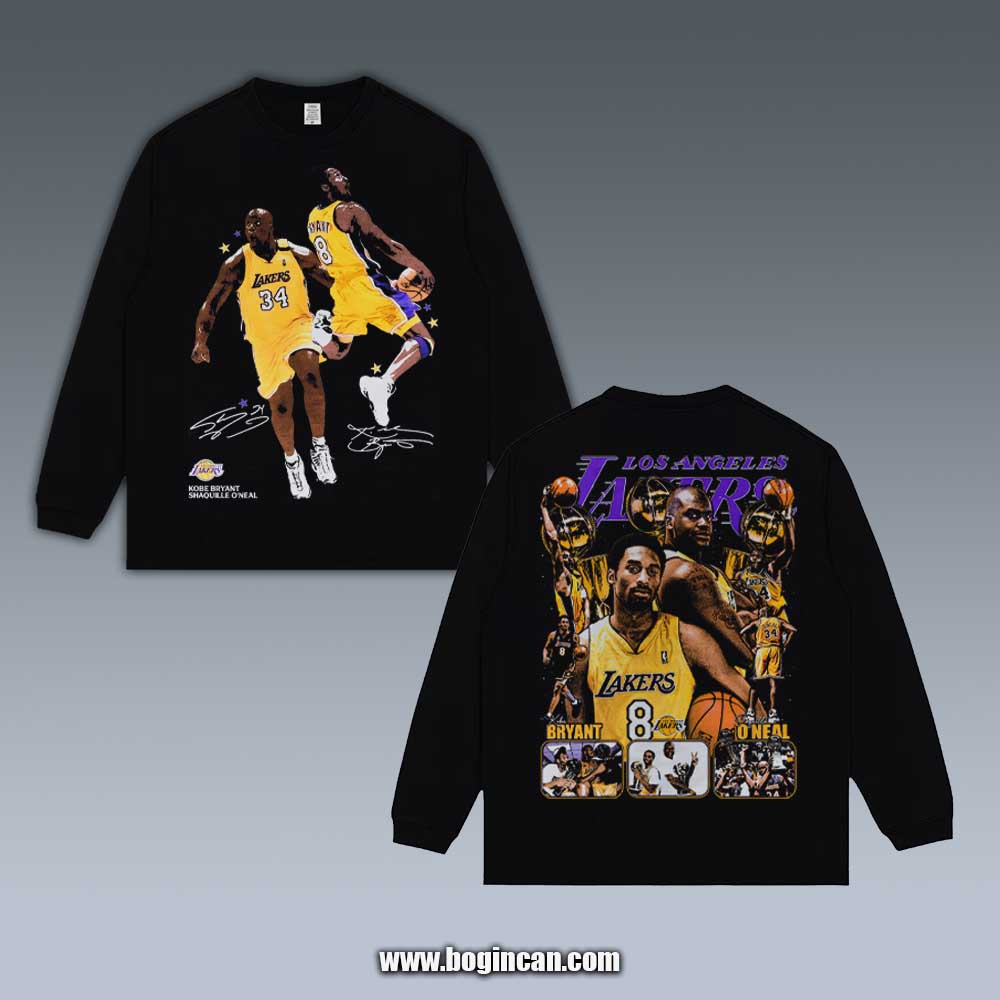 VINTAGE LONG SLEEVE TEE | LAKERS OLD SCHOOL