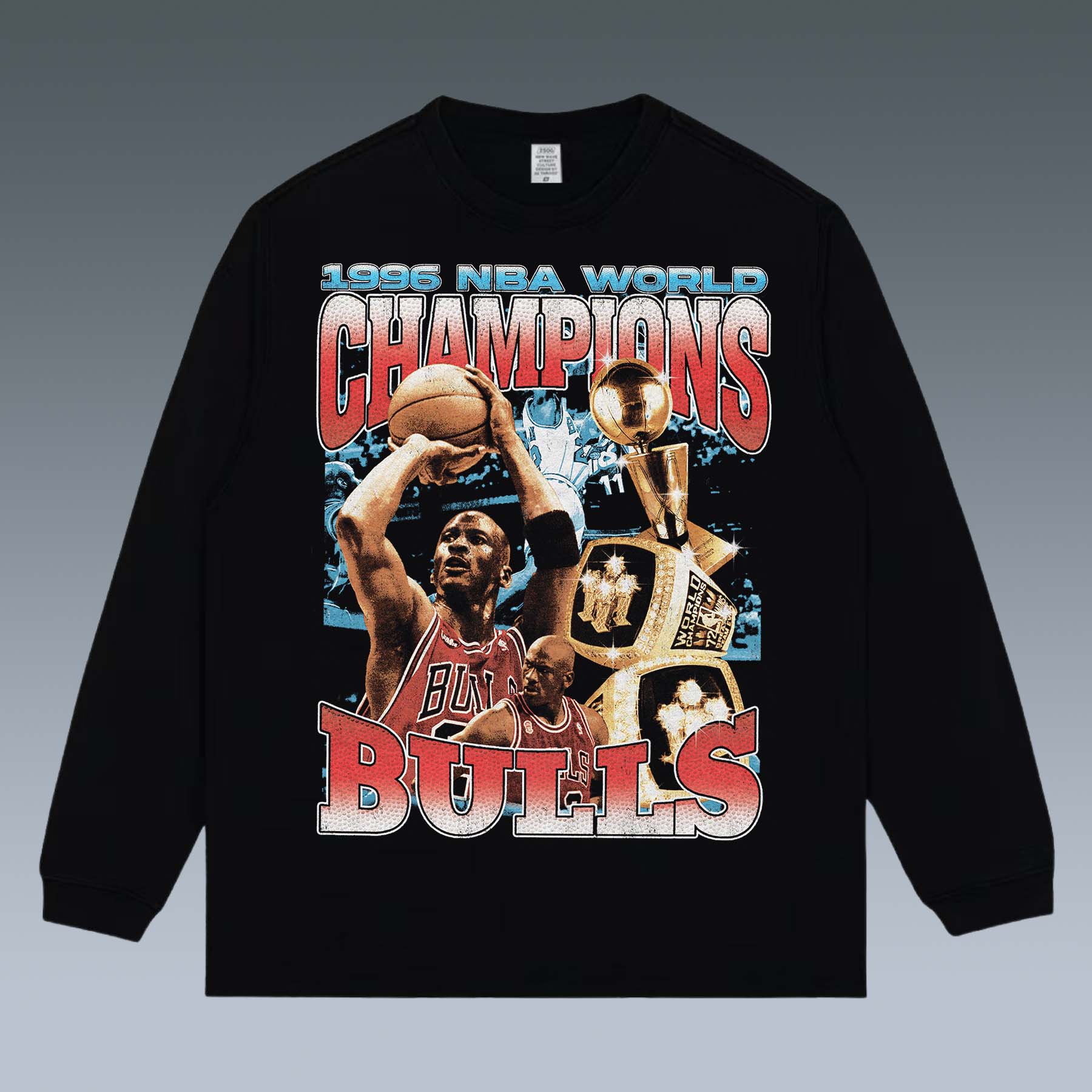VINTAGE LONG SLEEVE TEE | MICHAEL JORDAN