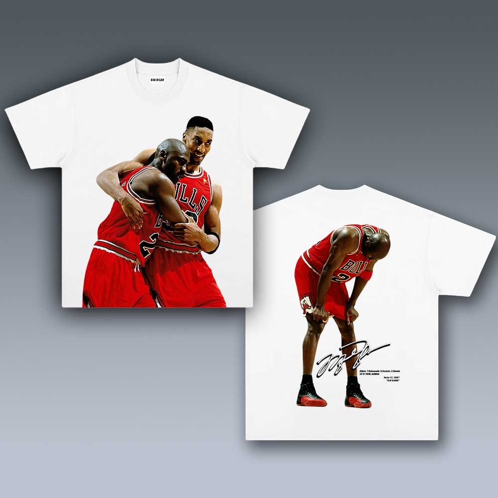VINTAGE TEE | MICHAEL JORDAN FLU GAME 7.4