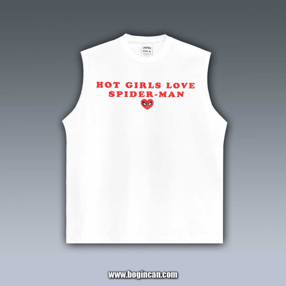 VINTAGE TANK TOP | SPIDERMAN HOT GIRLS 6.30