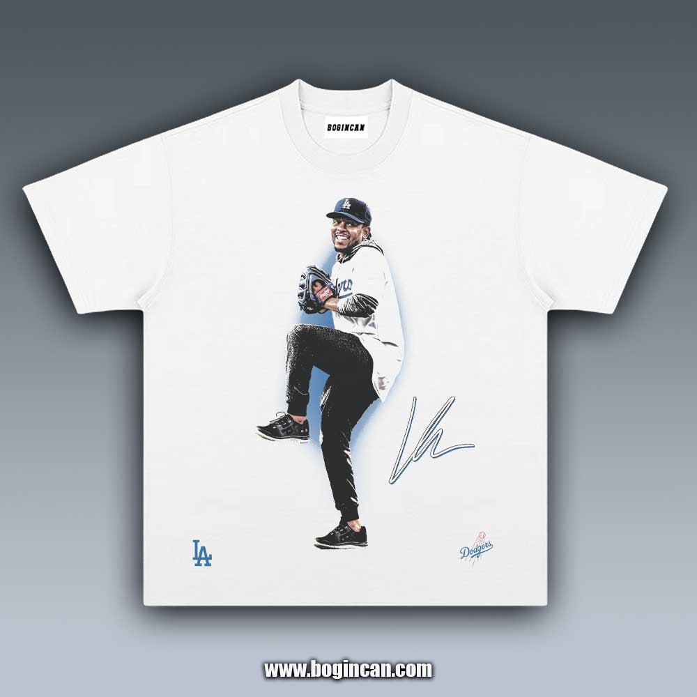 VINTAGE TEE | KENDRICK LAMAR DODGERS 2025