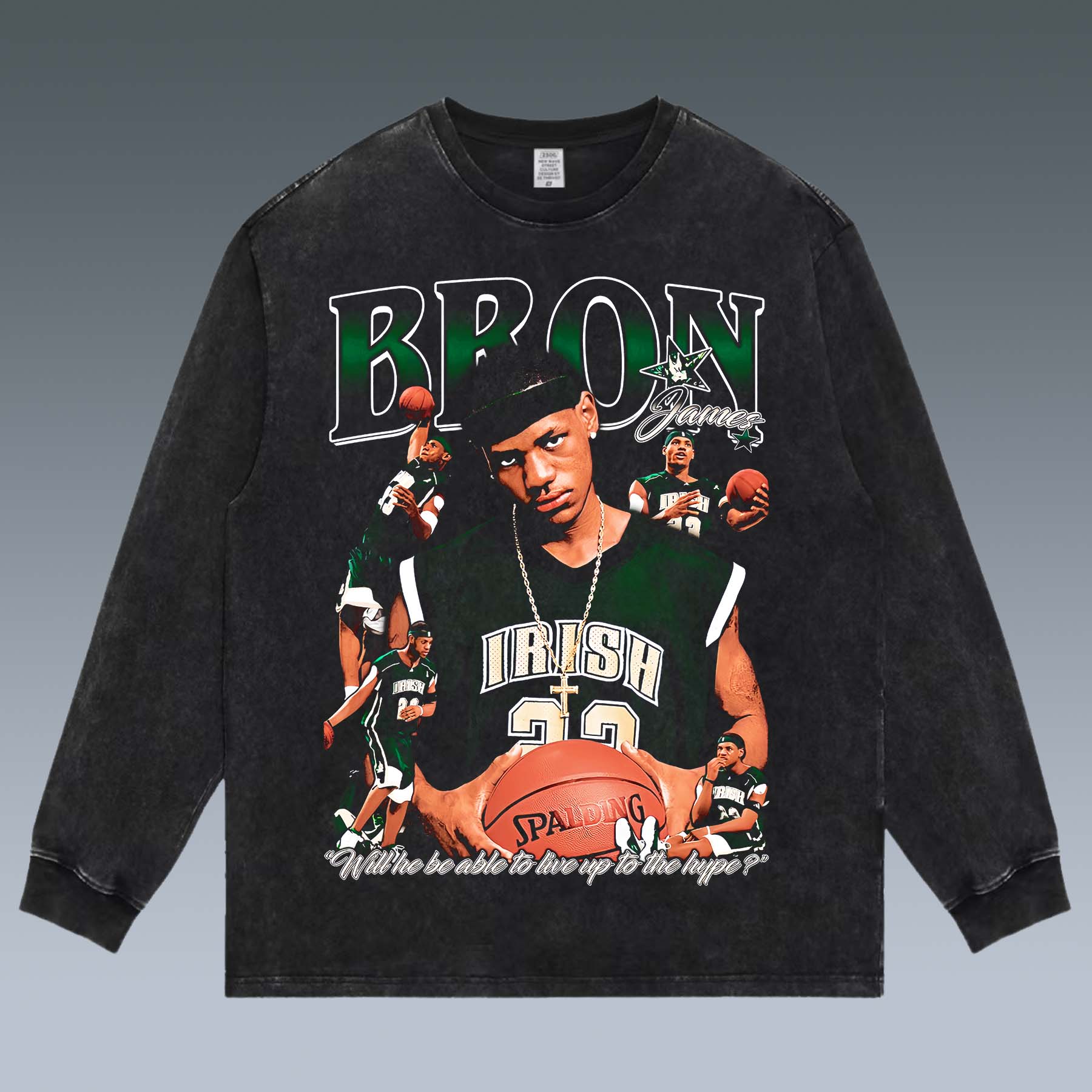 VINTAGE LONG SLEEVE TEE | LEBRON JAMES
