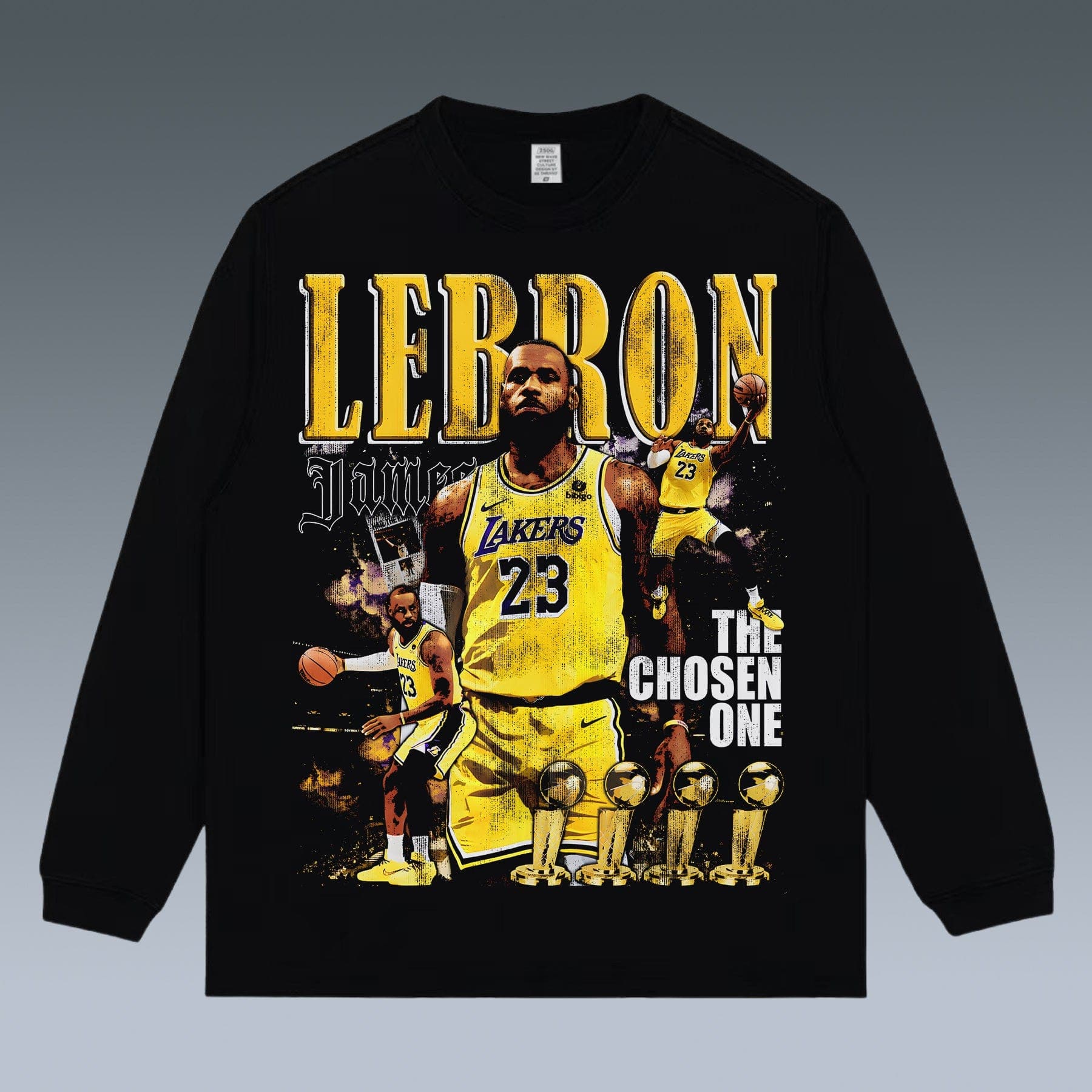 VINTAGE LONG SLEEVE TEE | LEBRON JAMES