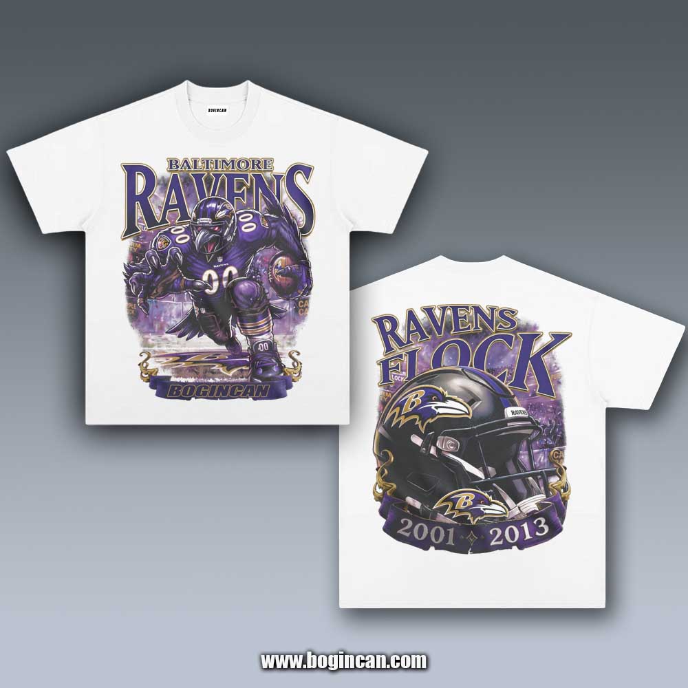 VINTAGE TEE | RAVENS FLOCK 10.14