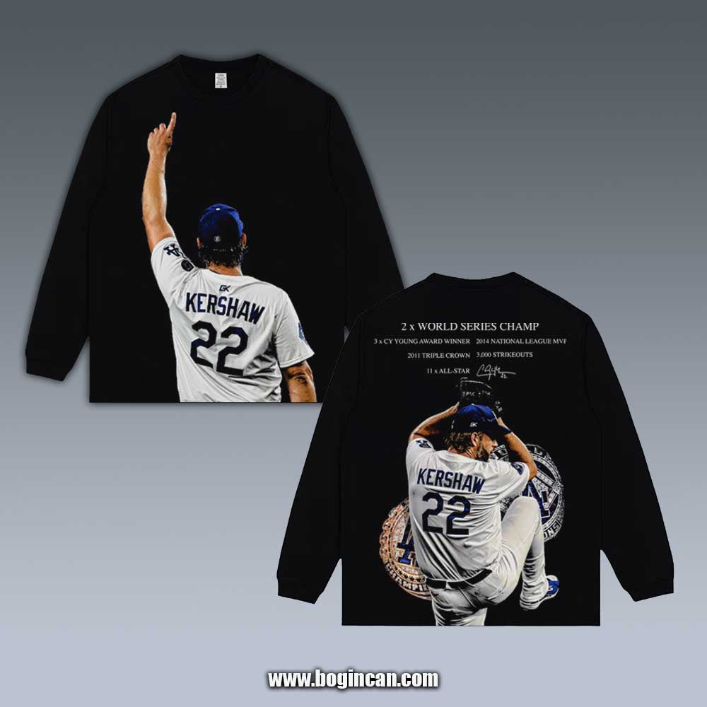 VINTAGE LONG SLEEVE TEE | THANK YOU KERSHAW 9.29