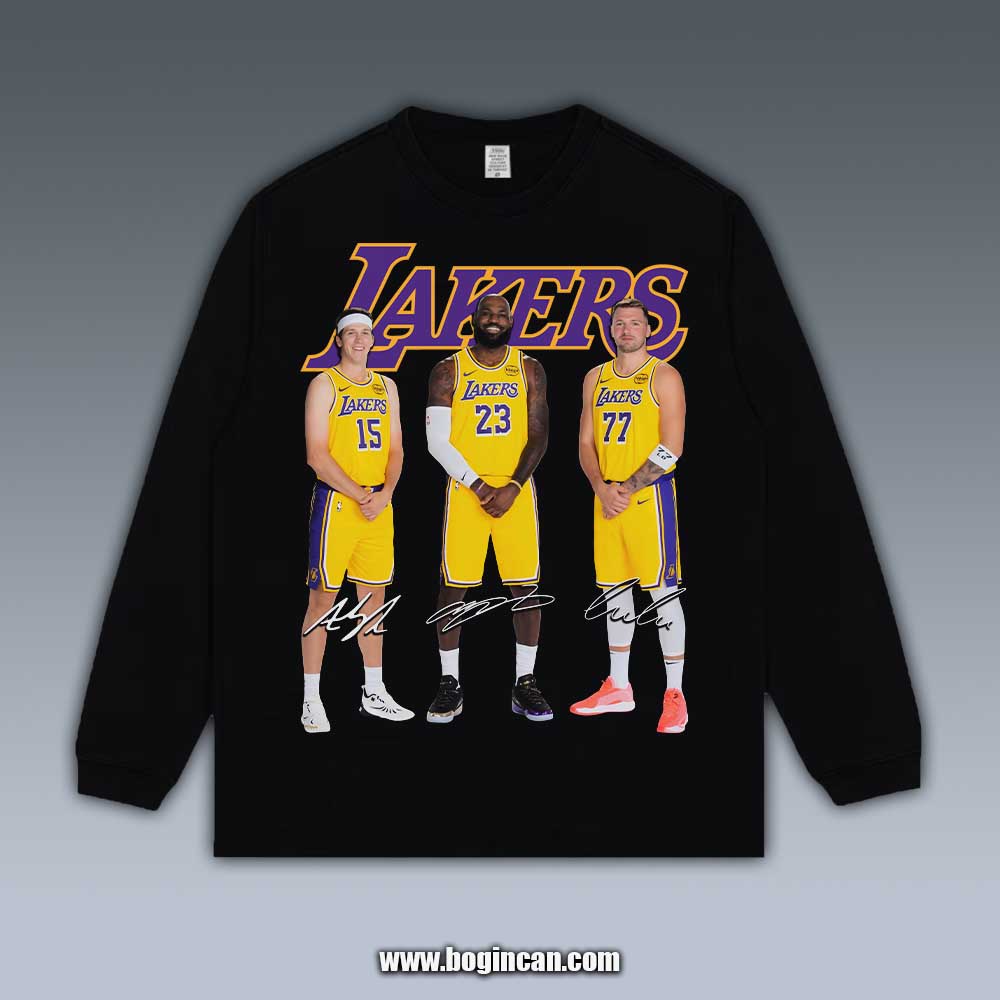 VINTAGE LONG SLEEVE TEE | LAKERS 10.23