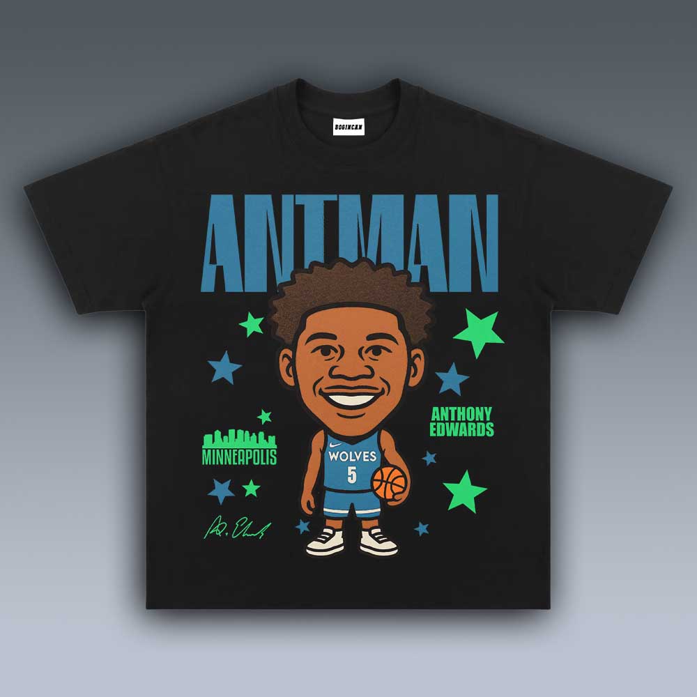 VINTAGE TEE | ANTHONY EDWARDS CARTOON