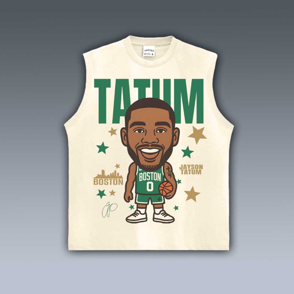 VINTAGE TANK TOP | JAYSON TATUM CARTOON