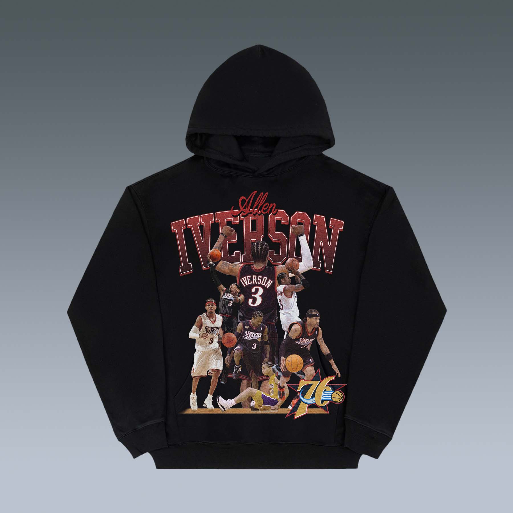 VINTAGE HOODIES | ALLEN IVERSON& AI& ANSWER