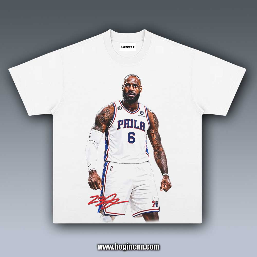 VINTAGE TEE | LEBRON JAMES 76ERS 7.27.1