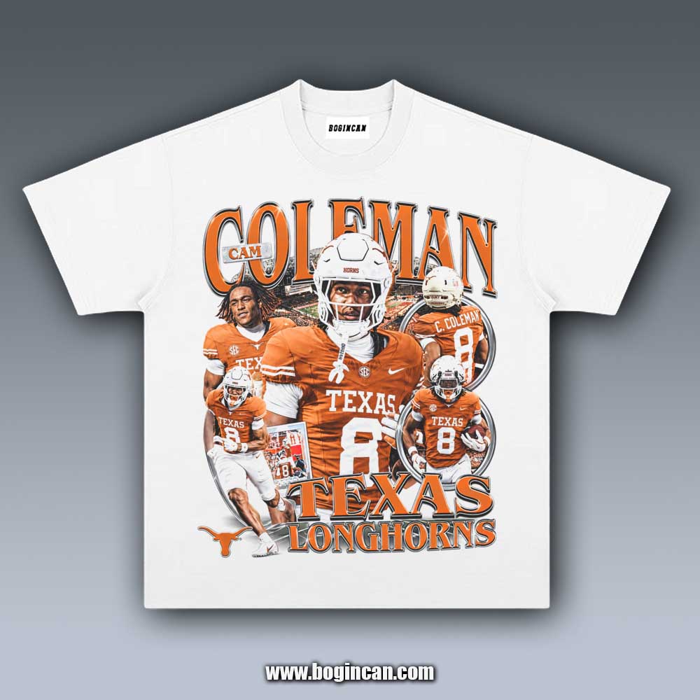 VINTAGE TEE | CAM COLEMAN TEXAS 10.14