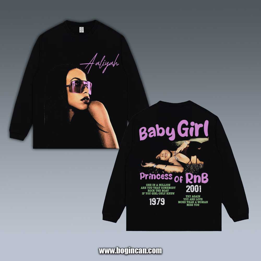 VINTAGE LONG SLEEVE TEE | AALIYAH 3.13