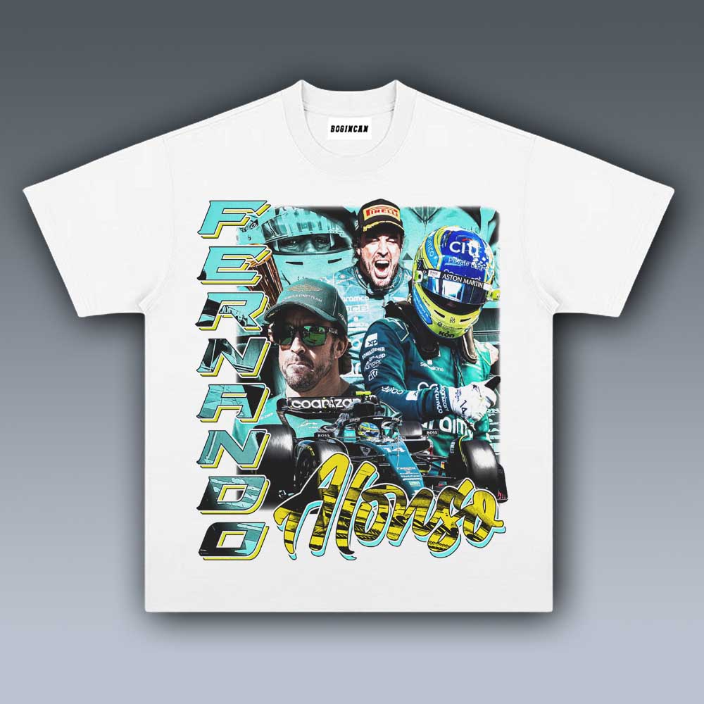 VINTAGE TEE | FERNANDO ALONSO ASTON MARTIN 9.4