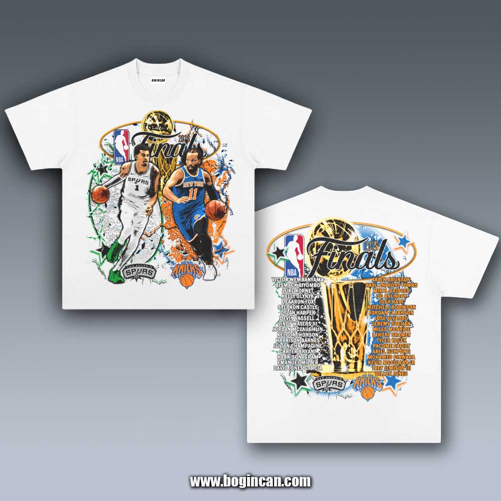 VINTAGE TEE | 2026 NBA FINALS SPURS VS KNICKS 6.4.1