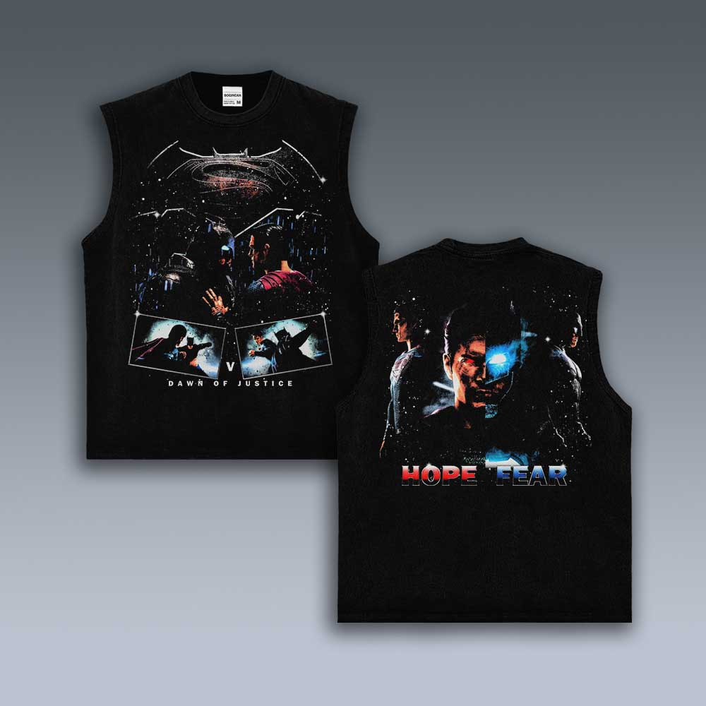 VINTAGE TANK TOP | SUPERMAN VS BATMAN 6.3