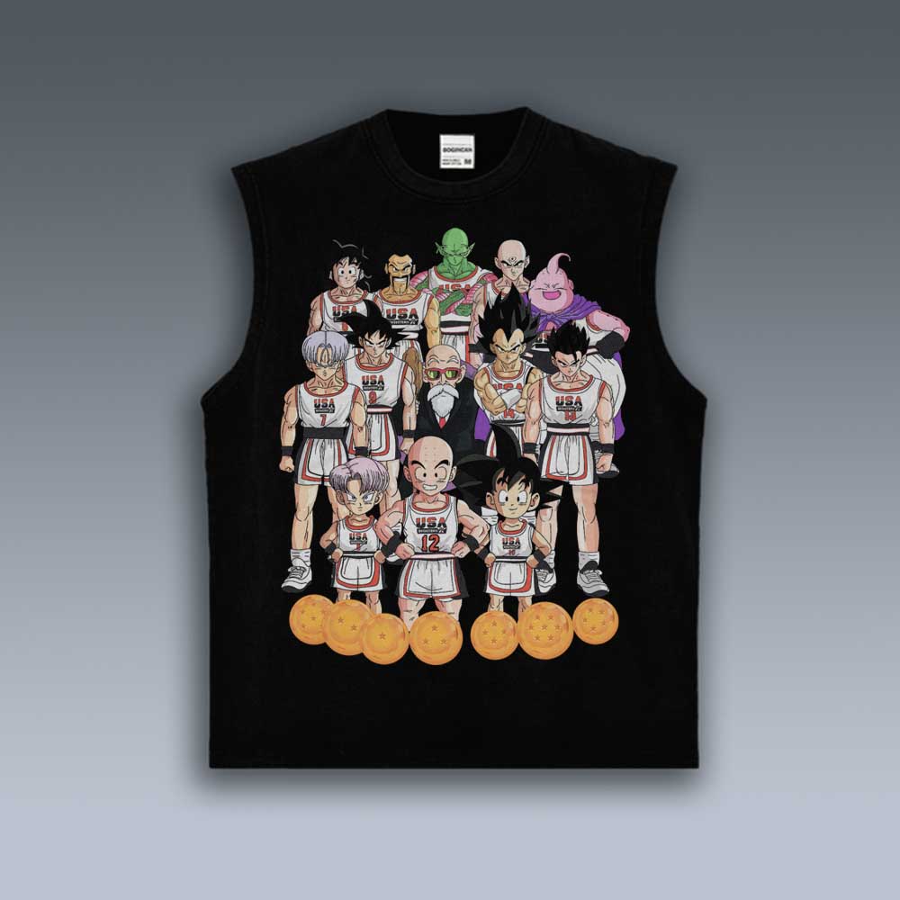 VINTAGE TANK TOP | DRAGON BALL DREAM TEAM 3.20