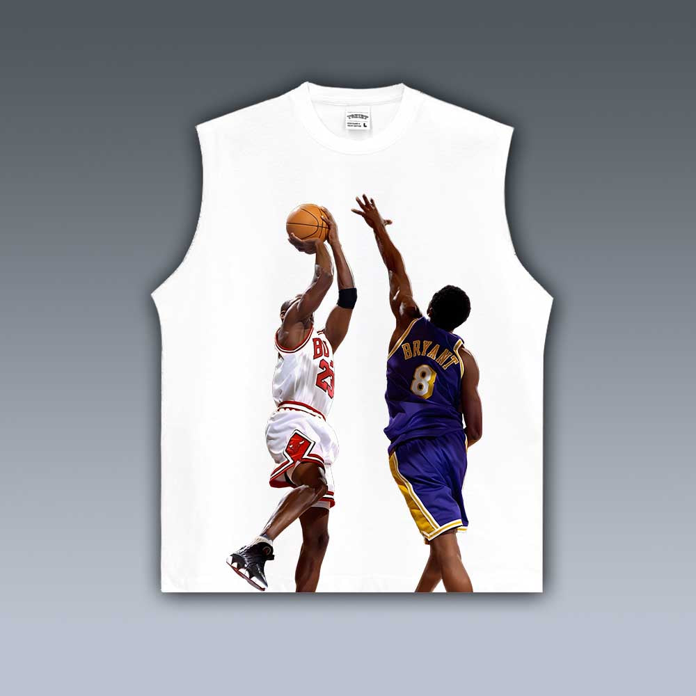 VINTAGE TANK TOP | KOBE VS JORDAN FADEAWAY 4.23
