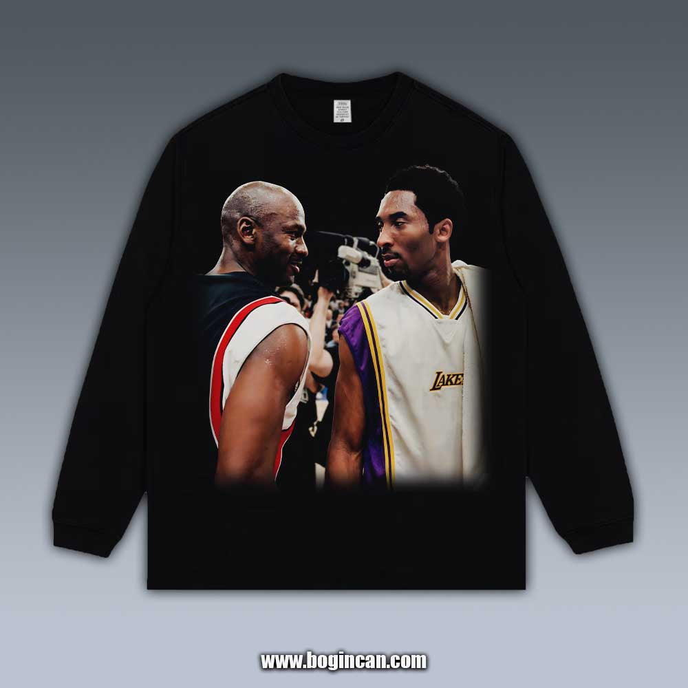 VINTAGE LONG SLEEVE TEE | KOBE AND JORDAN V12.4