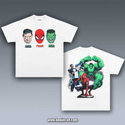 VINTAGE TEE | 3 HEROES SPIDERMAN