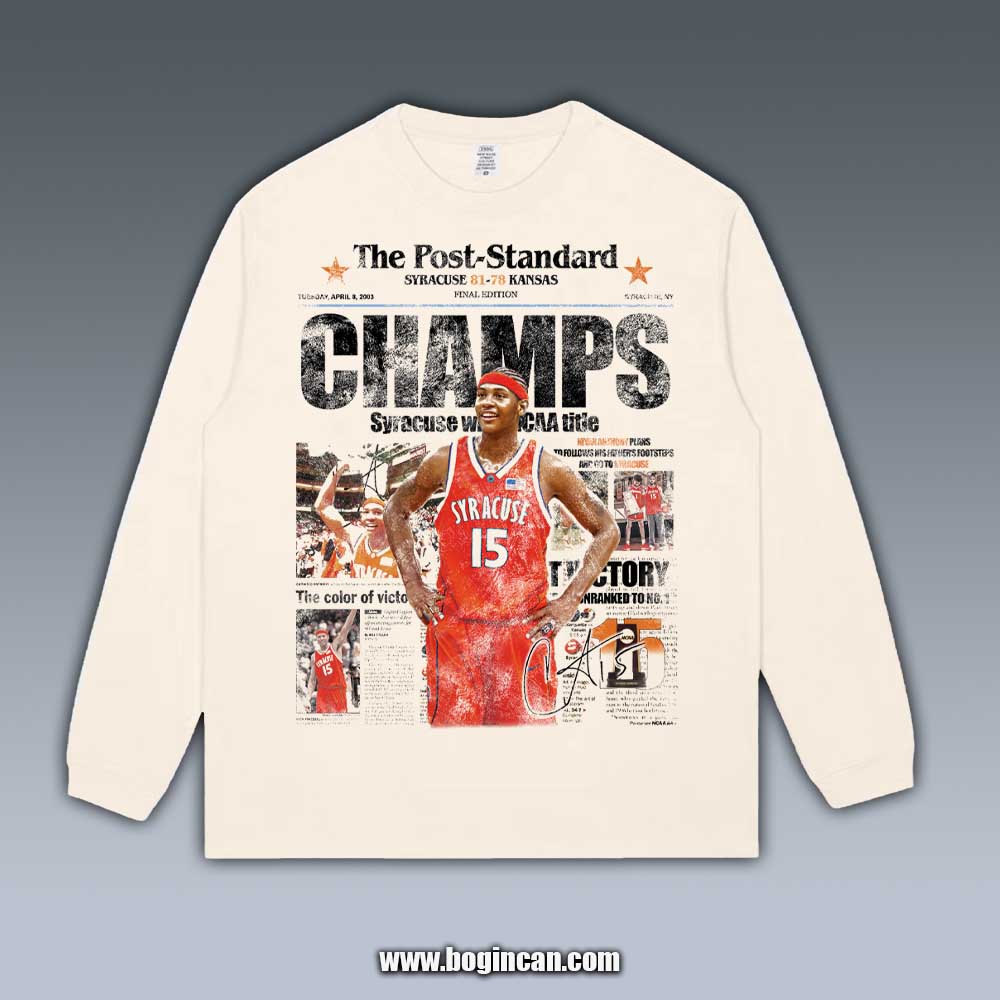 VINTAGE LONG SLEEVE TEE | CARMELO ANTHONY 6.14