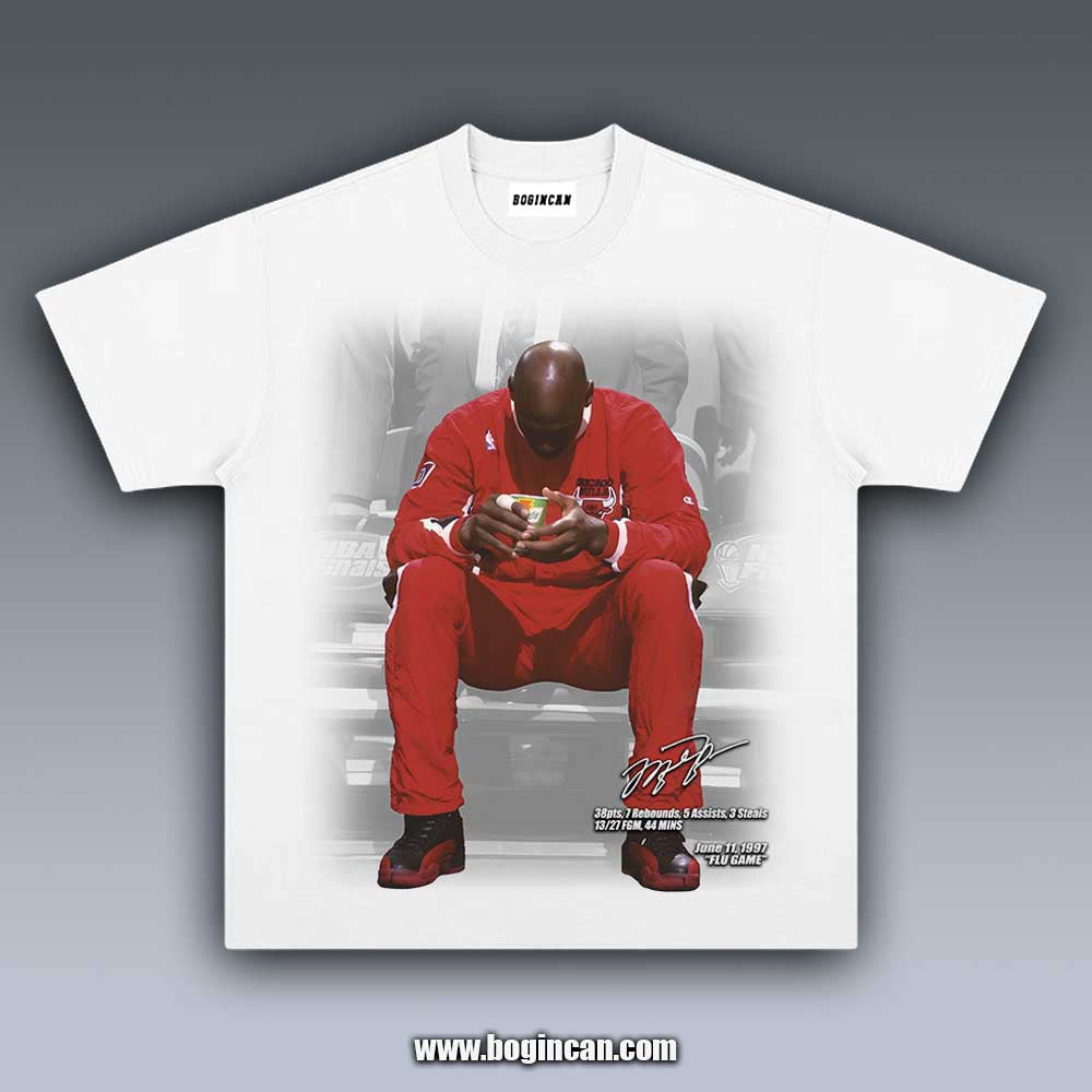 VINTAGE TEE | 1997 NBA FINALS G5 MICHAEL JORDAN FLU GAME