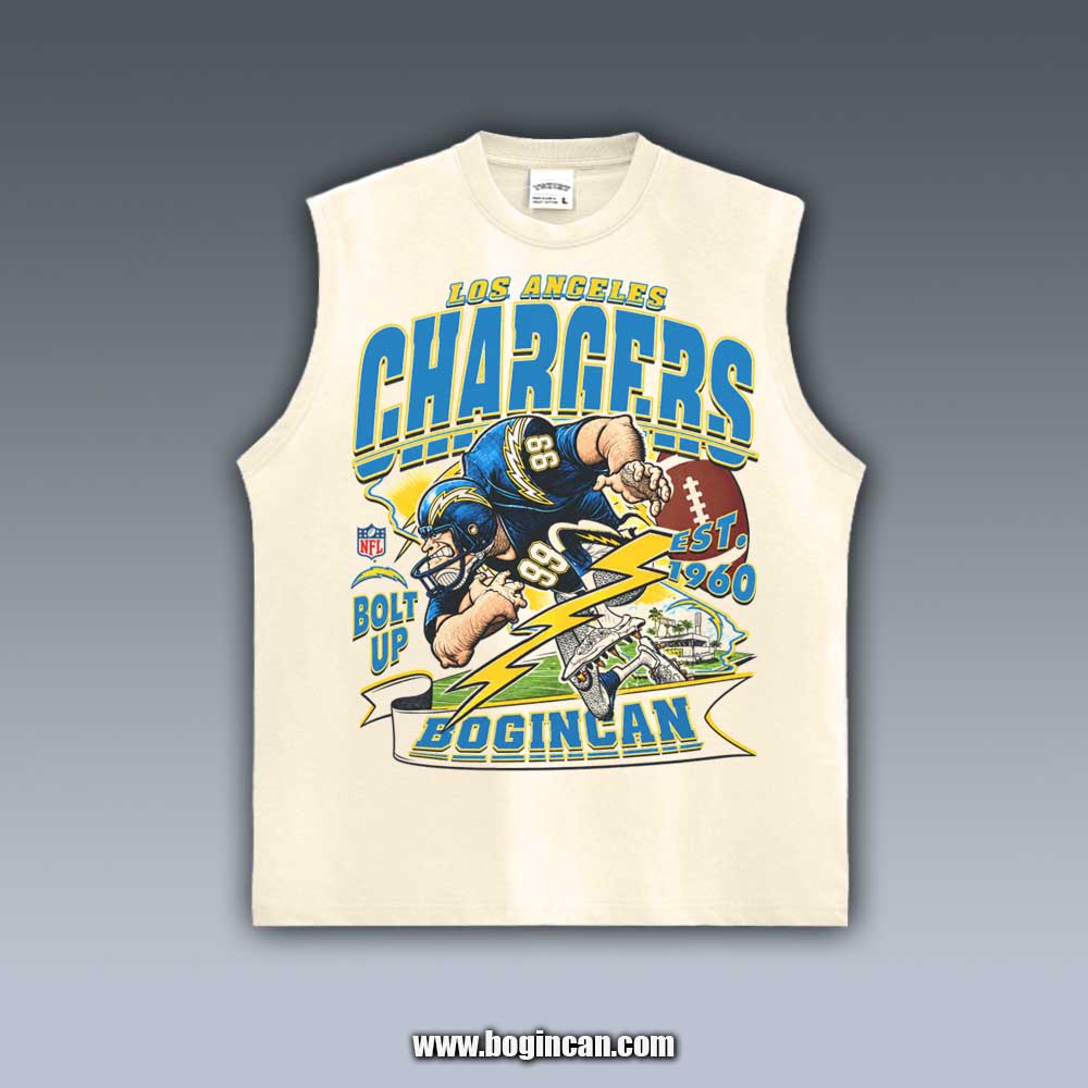 VINTAGE TANK TOP | CHARGERS 10.14