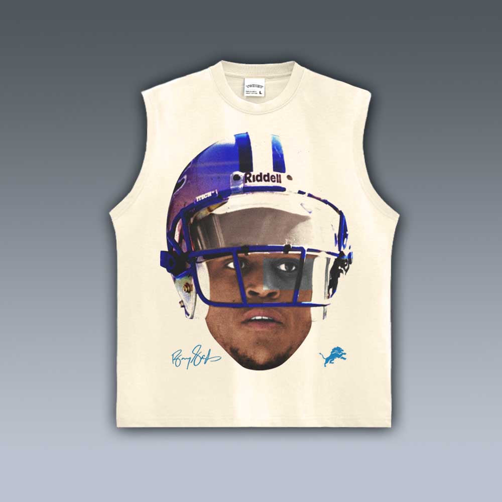 VINTAGE TANK TOP | BARRY SANDERS 9.3