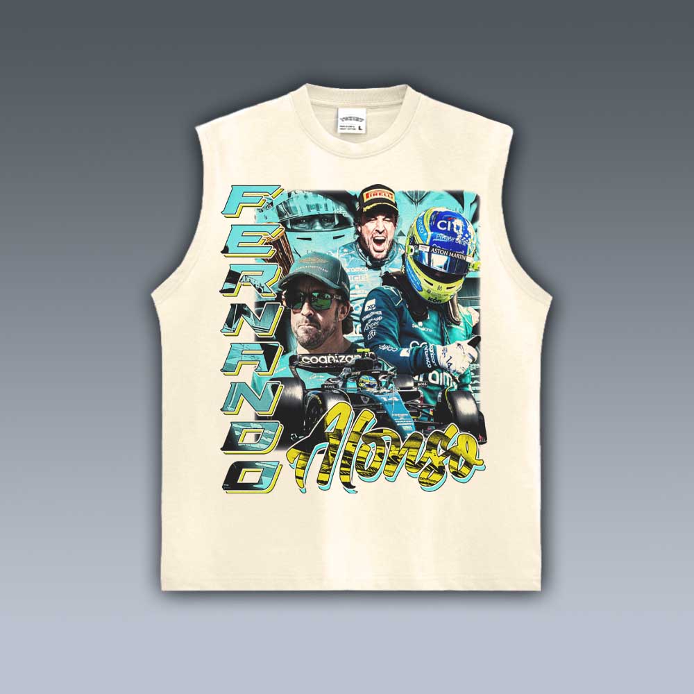 VINTAGE TANK TOP | FERNANDO ALONSO ASTON MARTIN 9.4